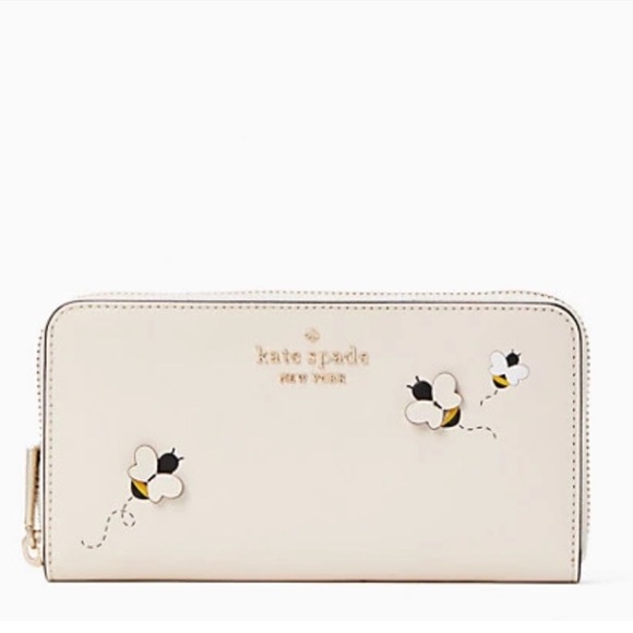 kate spade Handbags - 💛EUC Kate Spade Honey Bee Large Continental Wallet ♠️